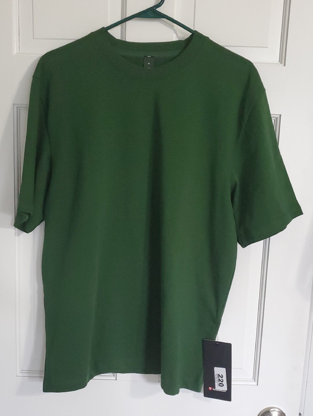NWT Lululemon Heavyweight Cotton Jersey T-Shirt Mens Sz M Ivy Green